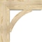Ekena Millwork Thorton Block Rough Sawn Bracket w/ Offset Brace, Douglas Fir, 8"W x 26"D x 26"H BKT0806X26X26THR05RDF - alternate 2